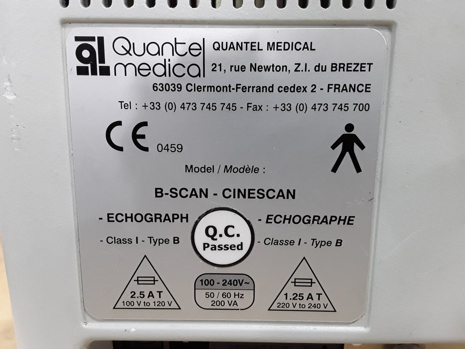 Quantel Medical CineScan - B-Scan Ophthalmic Ultrasound