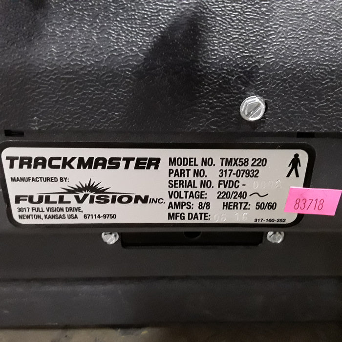 Full Vision TMX58 220 Trackmaster Stress Test Treadmill