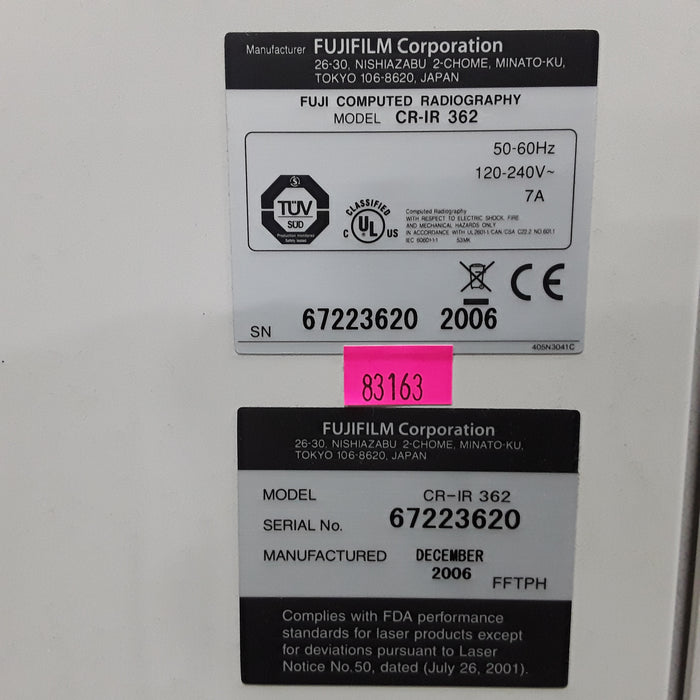 Fujifilm FCR XG5000 Multiplate CR