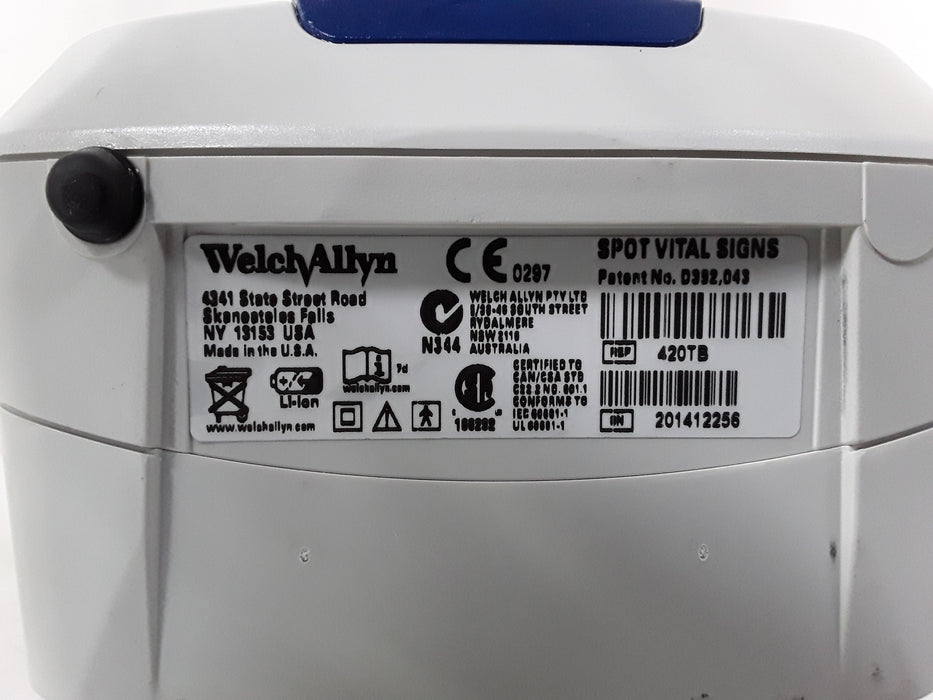 Welch Allyn Spot 420 - NIBP, Temp Vital Signs Monitor