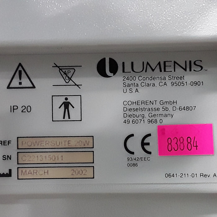 Lumenis VersaPulse PowerSuite 20W Holmium Laser