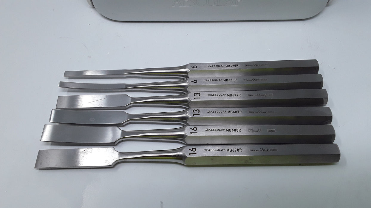 Aesculap, Inc. Surgical Hibbs Osteotome Set