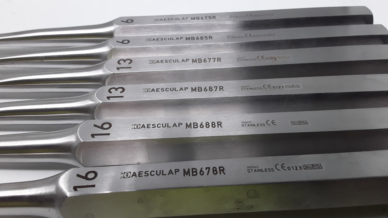 Aesculap, Inc. Surgical Hibbs Osteotome Set