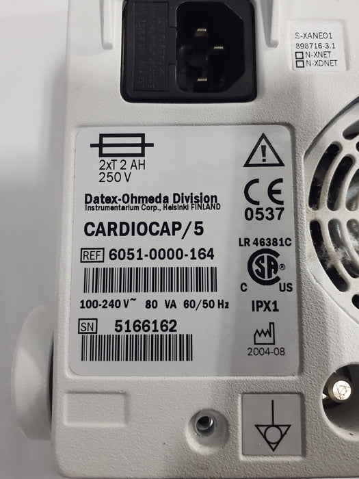 Datex-Ohmeda Cardiocap 5 Patient Monitor