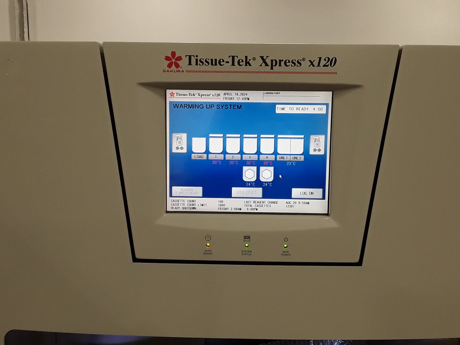 SAKURA Tissue-Tek Xpress x120 Rapid Tissue Processor