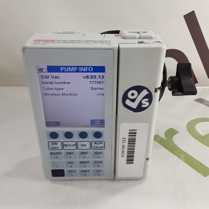 Baxter Sigma Spectrum 6.05.13 without Battery Infusion Pump