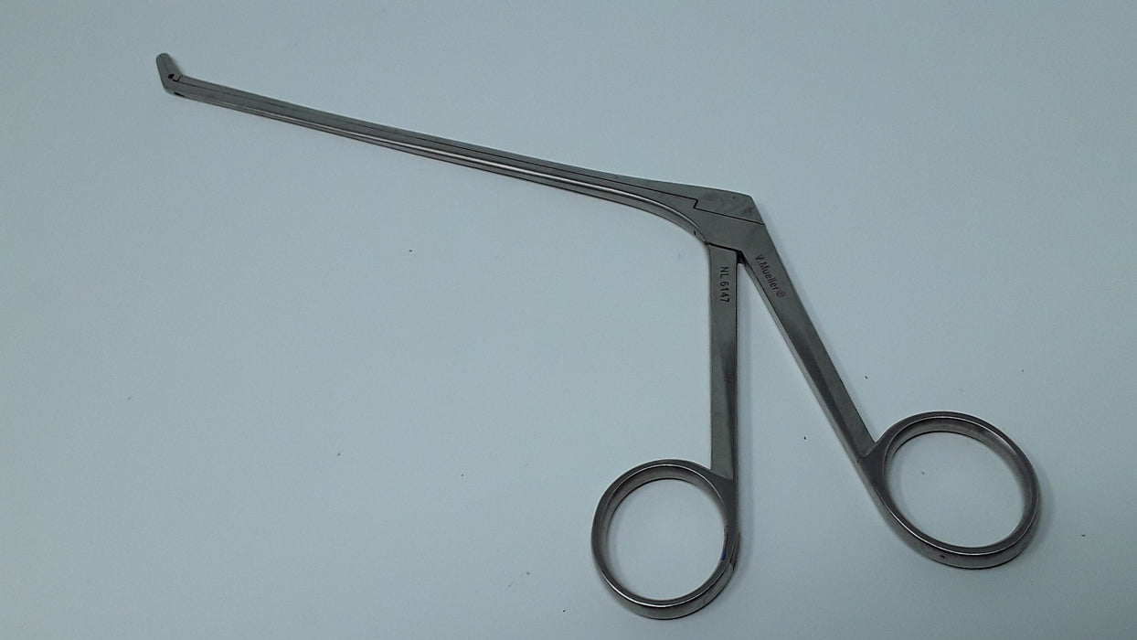 V. Mueller NL 6147 Gruenwald Angled Up Pituitary Rongeur Forcep