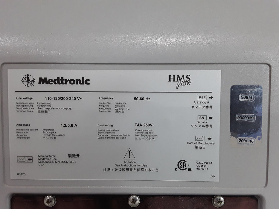 Medtronic Hepcon HMS Plus Coagulation Analyzer