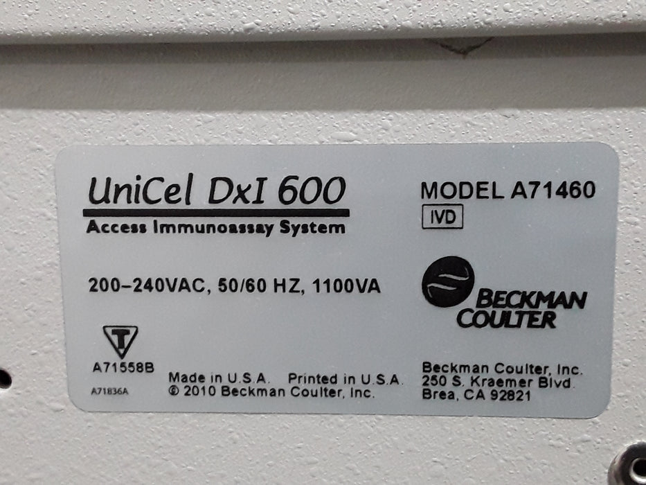 Beckman Coulter UniCel DxI 600 Access Immunoassay System