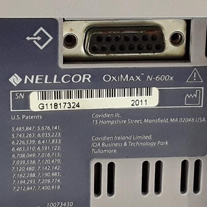 Nellcor OxiMax N-600x Pulse Oximeter