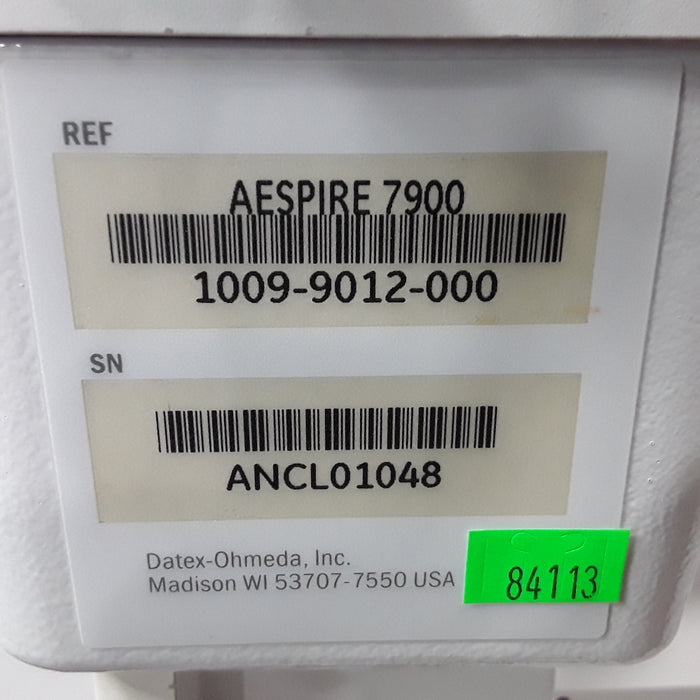 Datex-Ohmeda Aespire 7900 Anesthesia Unit