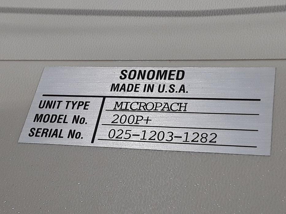 Sonomed Escalon Micropach 200P+ Pachymeter