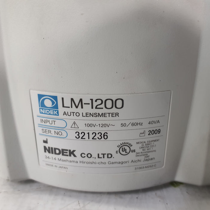 Nidek LM-1200 Auto Lensmeter