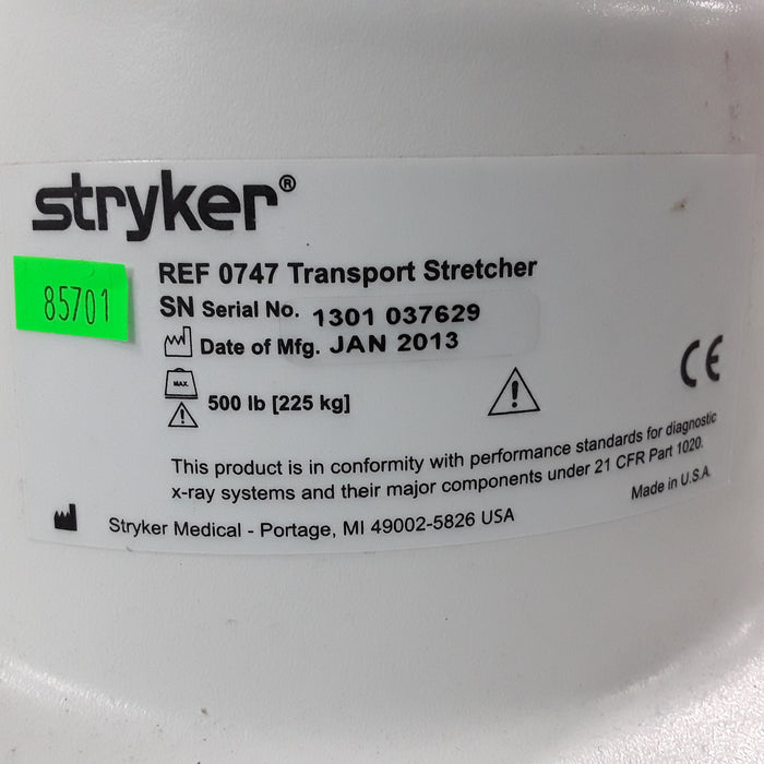 Stryker 0747 Transport Stretcher