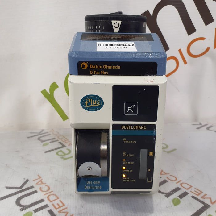 Datex-Ohmeda D Tec Plus Desflurane Vaporizer