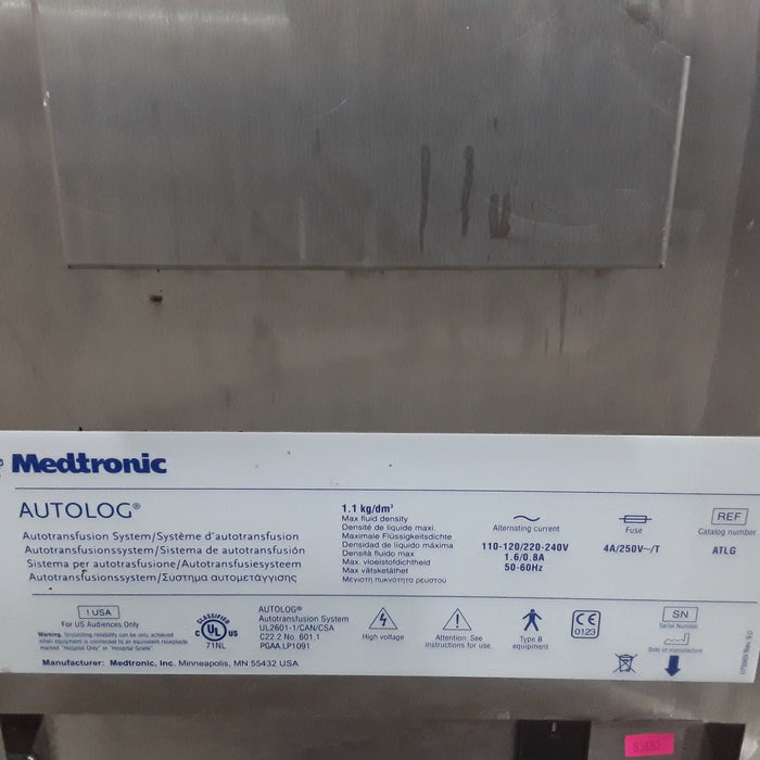 Medtronic AutoLog Autotransfusion System