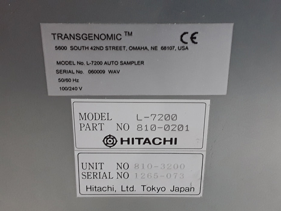 Hitachi L-7200 Programmable Autosampler