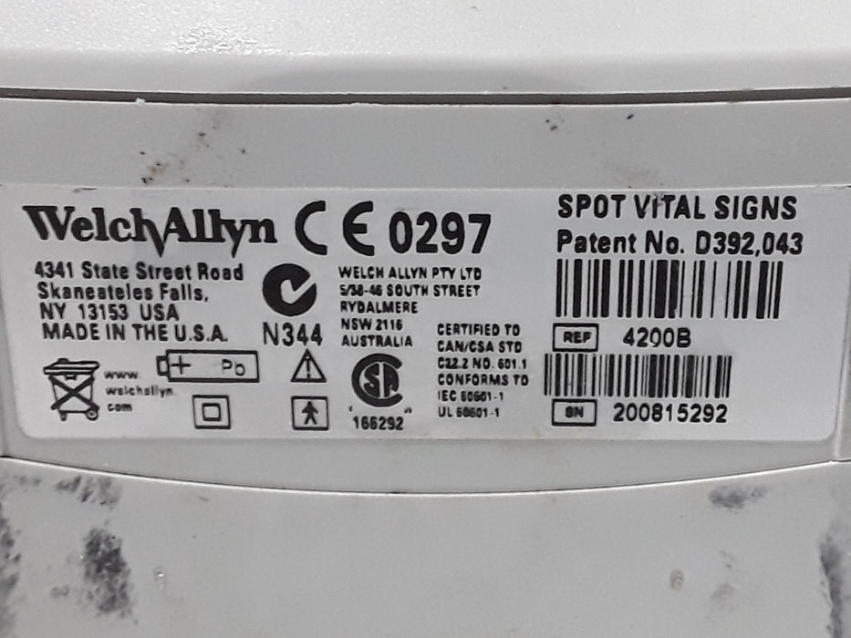 Welch Allyn Spot 420 - NIBP Vital Signs Monitor
