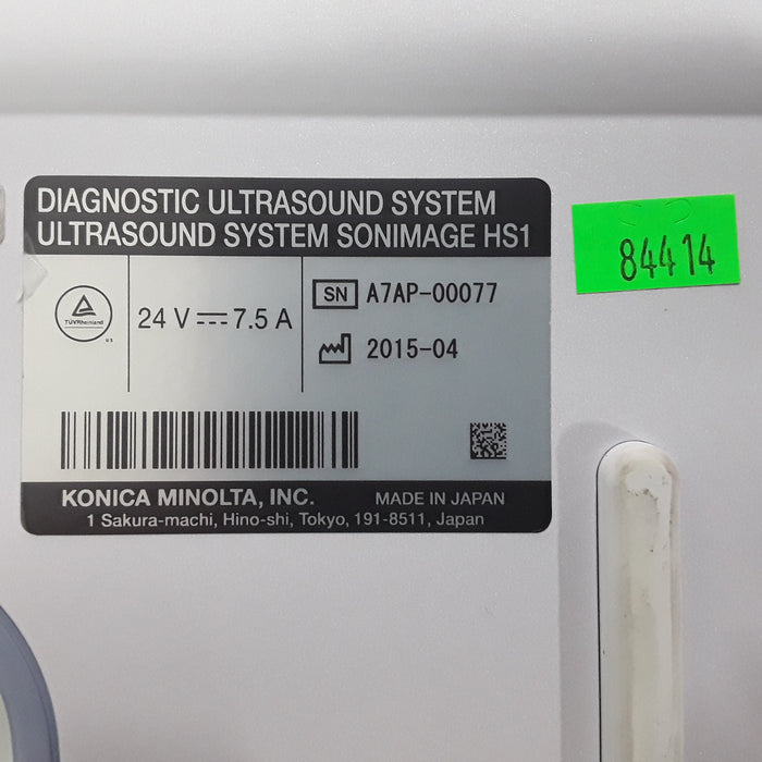 Konica Minolta SONIMAGE HS1 Ultrasound