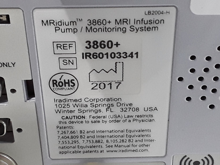 Iradimed MRidium 3860+ MRI Infusion Pump