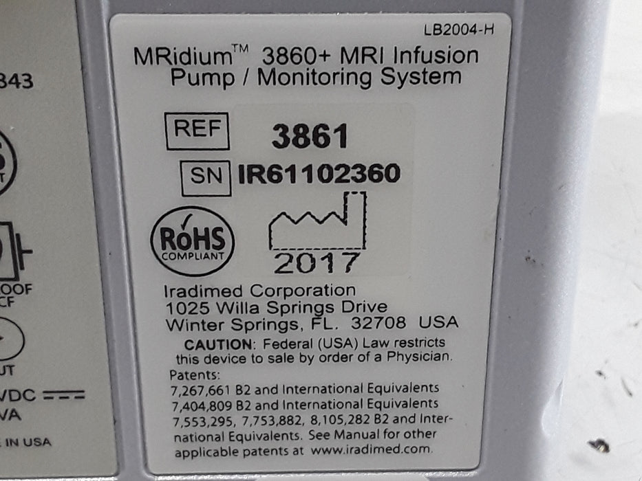 Iradimed MRidium 3861 MRI Infusion Pump