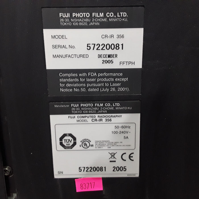 Fujifilm FCR Carbon XL CR Reader