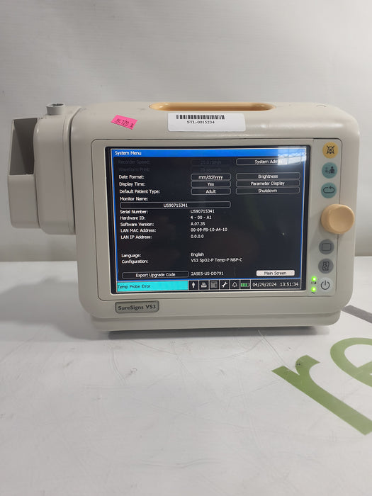 Philips Suresigns VS3 Vital Signs Monitor