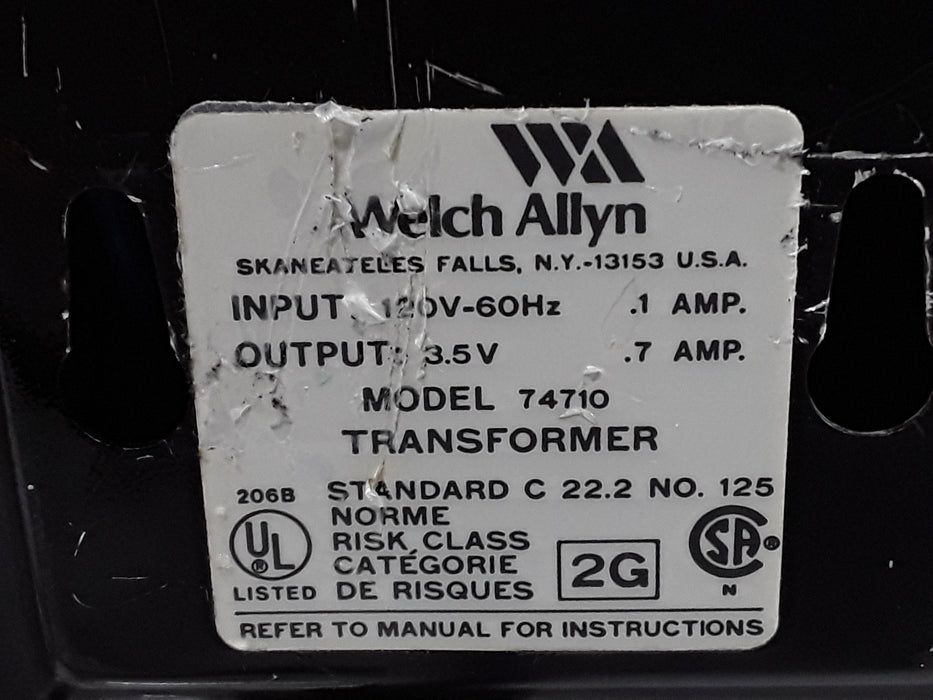 Welch Allyn 74710 Transformer Otoscope Ophthalmoscope