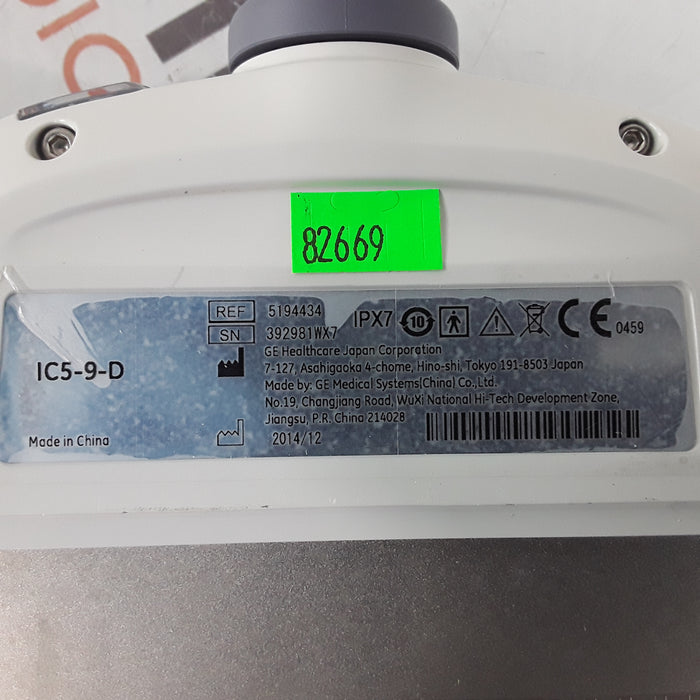 GE Healthcare IC5-9-D Endocavity Transducer