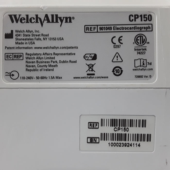 Welch Allyn CP150 ECG