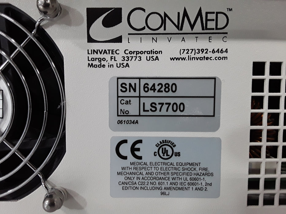 ConMed LS7700 Light Source
