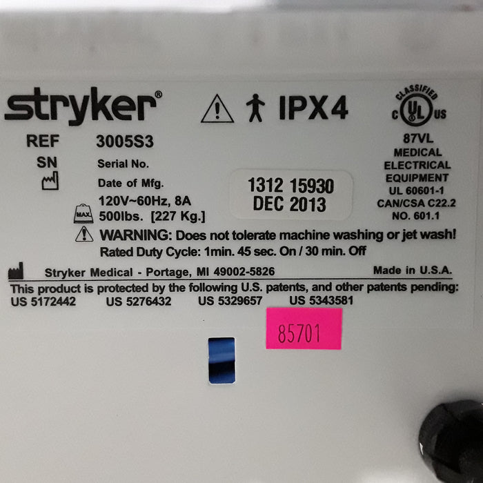 Stryker Secure III 3005 Hospital Bed