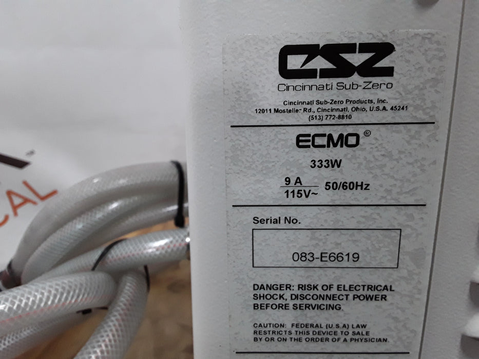 Cincinnati Sub-Zero CSZ ECMO Heater Hypothermia Unit