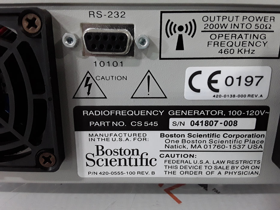 Boston Scientific RF 3000 Radiofrequency Ablation System