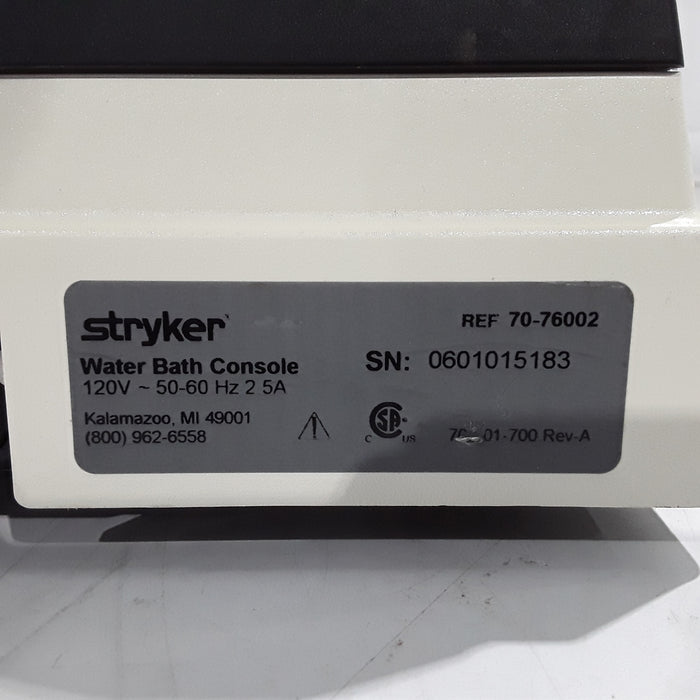 Stryker 70-76002 Water Bath Console
