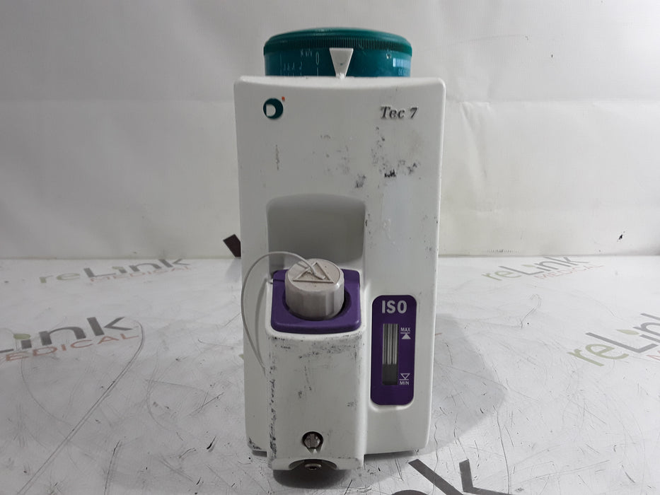 Datex-Ohmeda Datex-Ohmeda Tec 7 Isoflurane Vaporizer Anesthesia reLink Medical