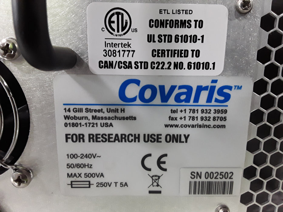Covaris, Inc. S220 Focused Ultrasonicator