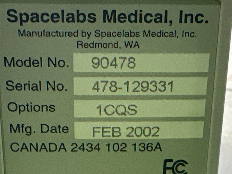Spacelabs Healthcare 90478 Receiver Module