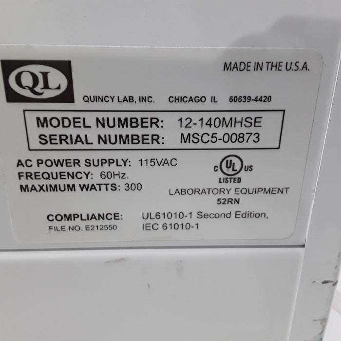 Quincy Labs Medline 12-140MHSE Intelligent Warmer