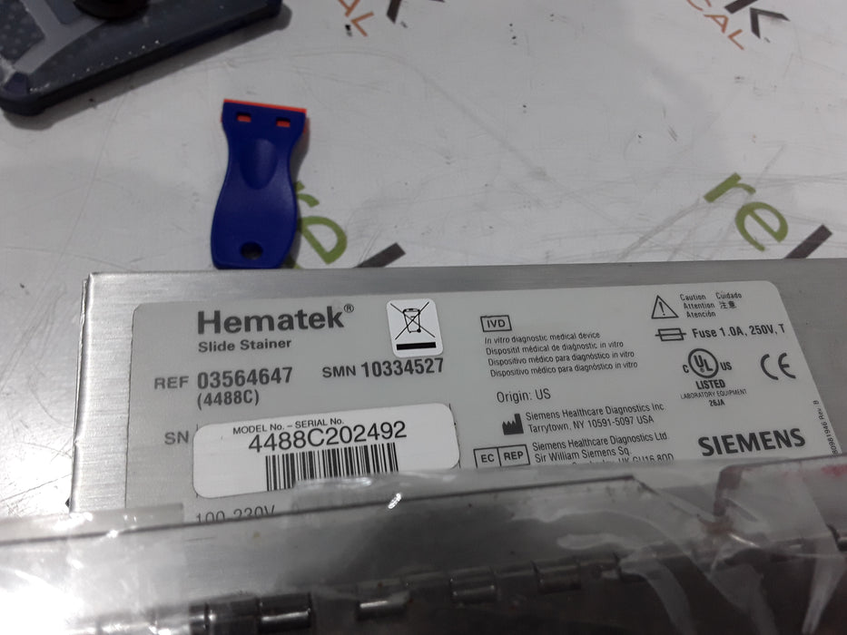 Siemens Hema-Tek 2000 4488C Slide Stainer