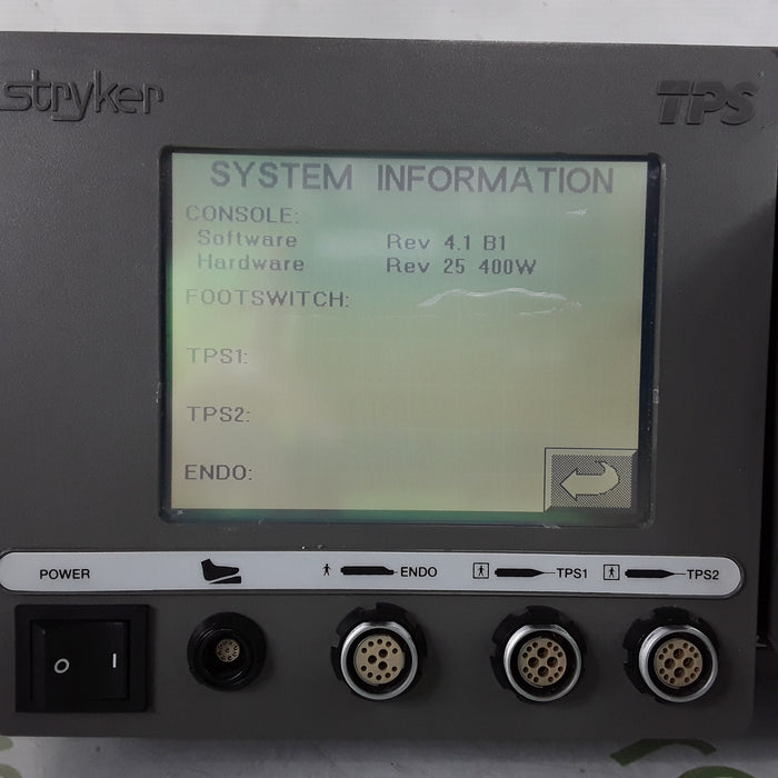 Stryker TPS Irrigation Console