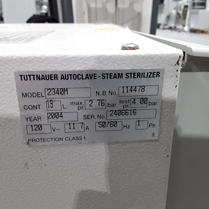 Tuttnauer 2340M Autoclave