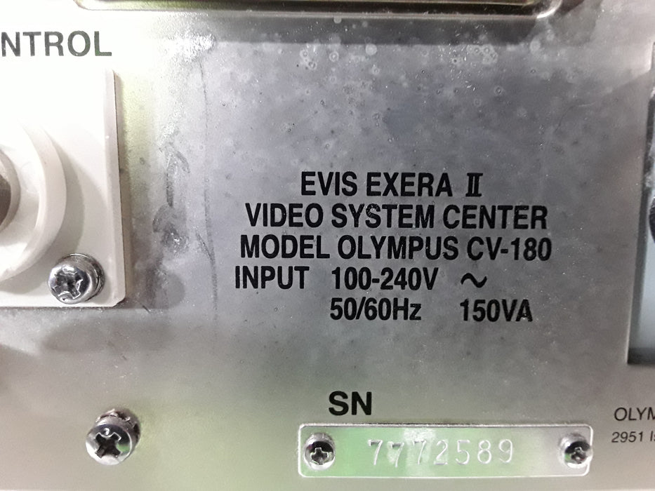 Olympus CV-180/CLV-180 Video Endoscopy System