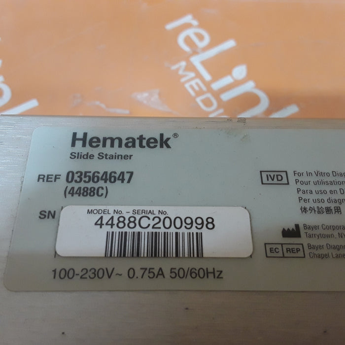 Siemens Hema-Tek 2000 4488C Slide Stainer