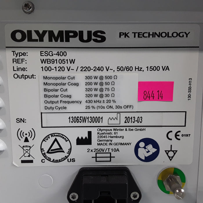 Olympus ESG-400 Thunderbeat Electrosurgical Unit