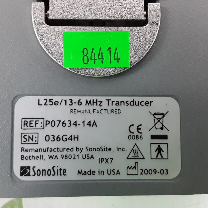 Sonosite MicroMaxx L25E-13 Ultrasound Transducer