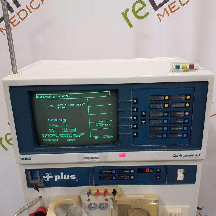 Cobe CentrySystem 3 Dialysis Machine