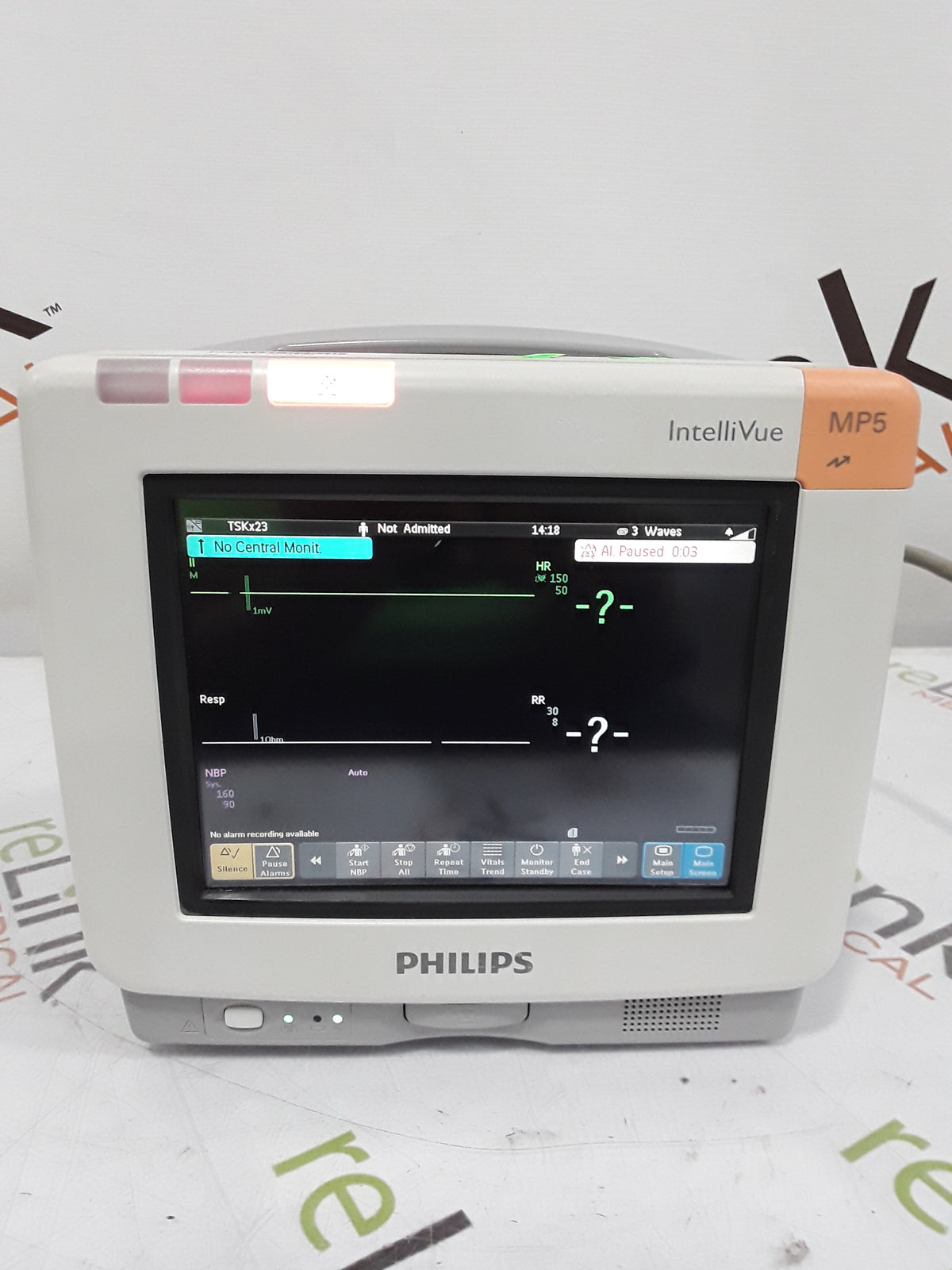 Philips Intellivue MP5 - ECG, Fast SpO2, NIBP Patient Monitor — reLink ...