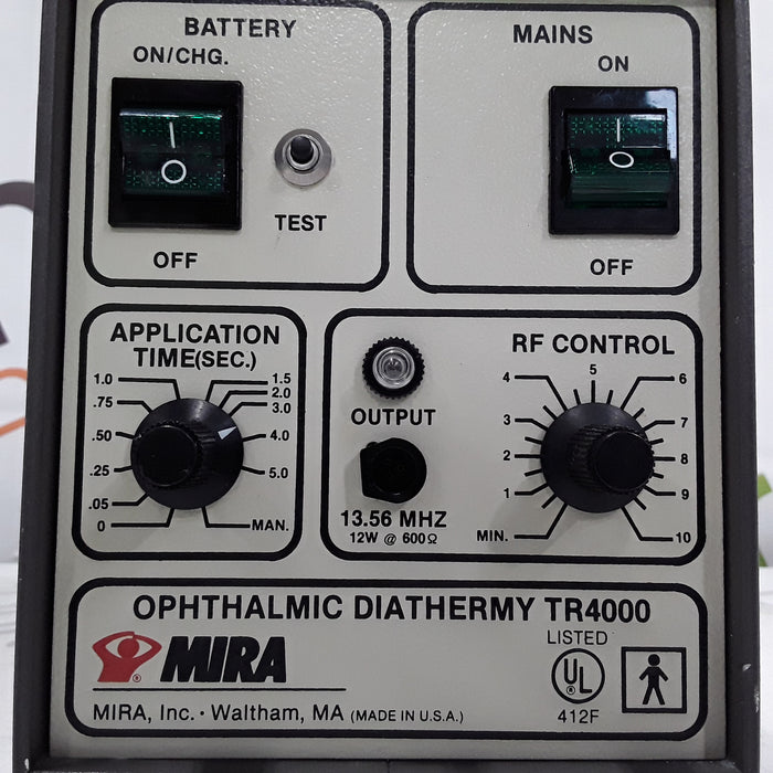 Mira, Inc. TR4000 Ophthalmic Diathermy