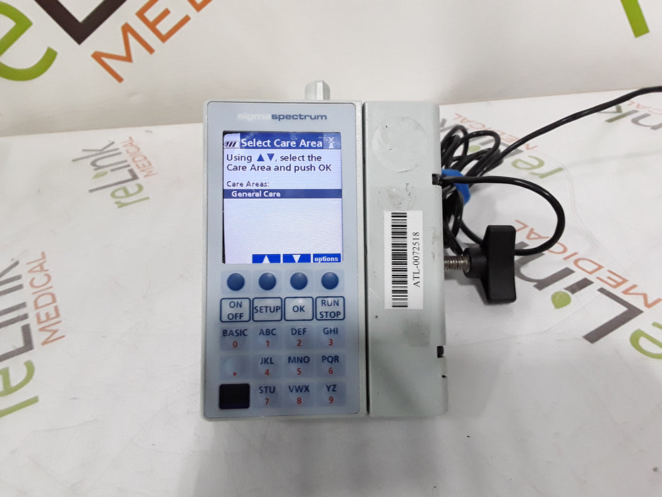 Baxter Sigma Spectrum 6.05.14 with B/G Battery Infusion Pump